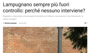 A Lampugnano il tempo non passa, ristagna nel degrado e pericolo