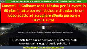 Concerti 2025: istruzione per l’uso. Tutto blindato per l’interesse privato. E’ normale?!
