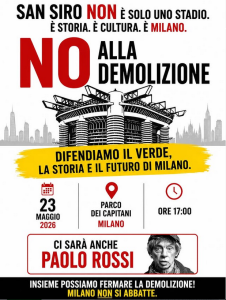 Tutti insieme per San Siro, 23 maggio: la guida