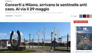 Sentinelle anti caos per i concerti estivi alla Maura per controllare il piano varato (2024)