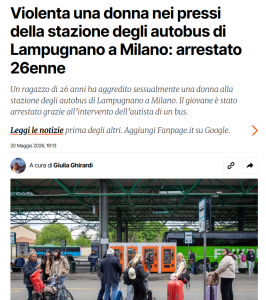 Di fronte ad una tentata violenza qualcuno in Giunta si muoverà?!