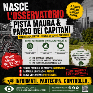 Nasce l’Osservatorio “Pista Maura e Parco dei Capitani”