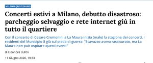 Concerto La Maura 10/6, PERCHE’ ancora così?!