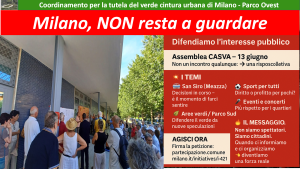 La mobilitazione in difesa dell’interesse pubblico non va in vacanza