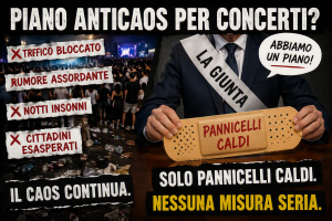 Contro il caos concerti, solo cerotti