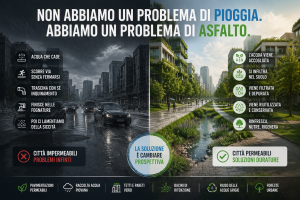 Le città che imparano a bere la pioggia