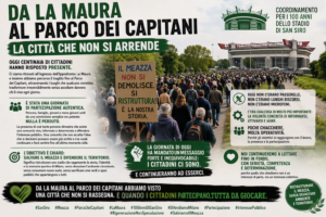 Da La Maura al Parco dei Capitani: la città che non si arrende